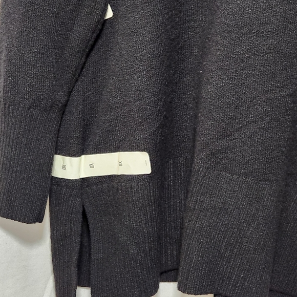A.N.A Black  Knit V Neck Long Sleeve Pullover Sweater Size 0X - Picture 4 of 12